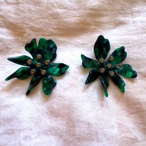 LeLe Sadoughi Flower Statement Earrings